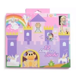 Girls 12 Days of Socks Advent Calendar Shoe 9-3